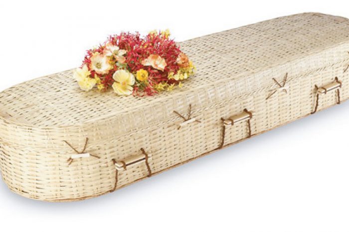 Bamboo Rounded Coffin