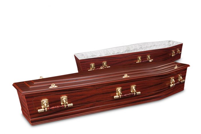 Camford Dark Brown Coffin | Gift of Grace Funeral Homes in Perth