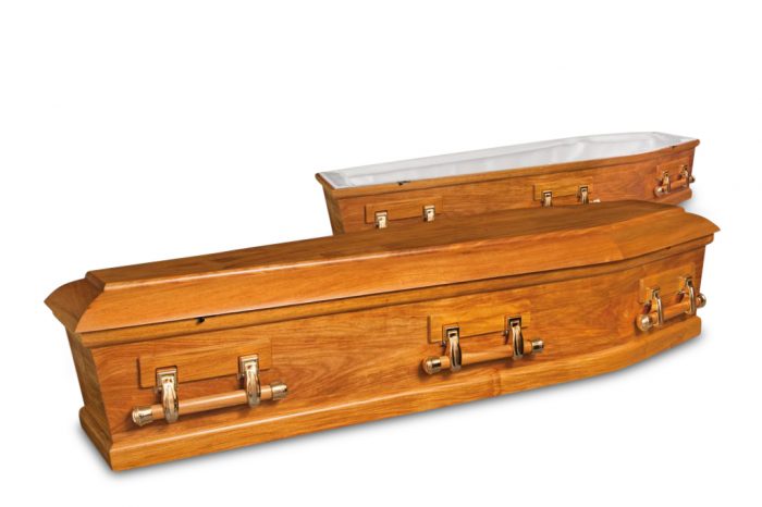 Davidson Rose Mahogany Brown Coffin | Gift of Grace Funeral Services Perth